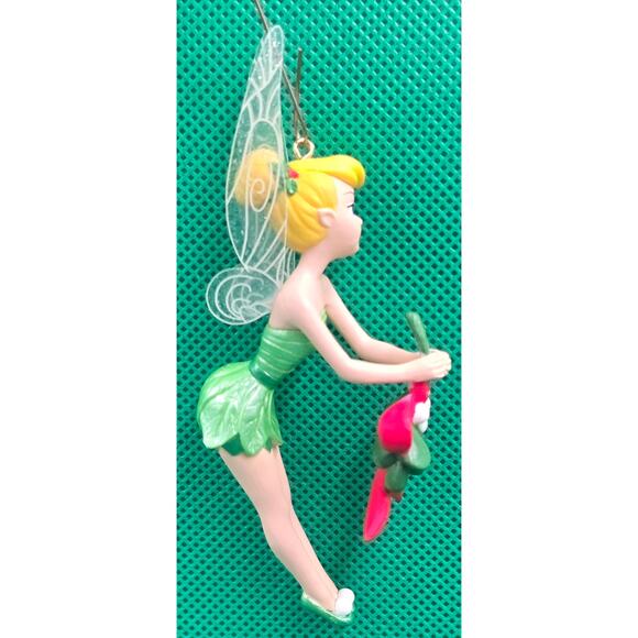 Hallmark 2014 Disney Playful Pixie Tinkerbell Ornament Keepsake Peter Pan Tink - Picture 4 of 9